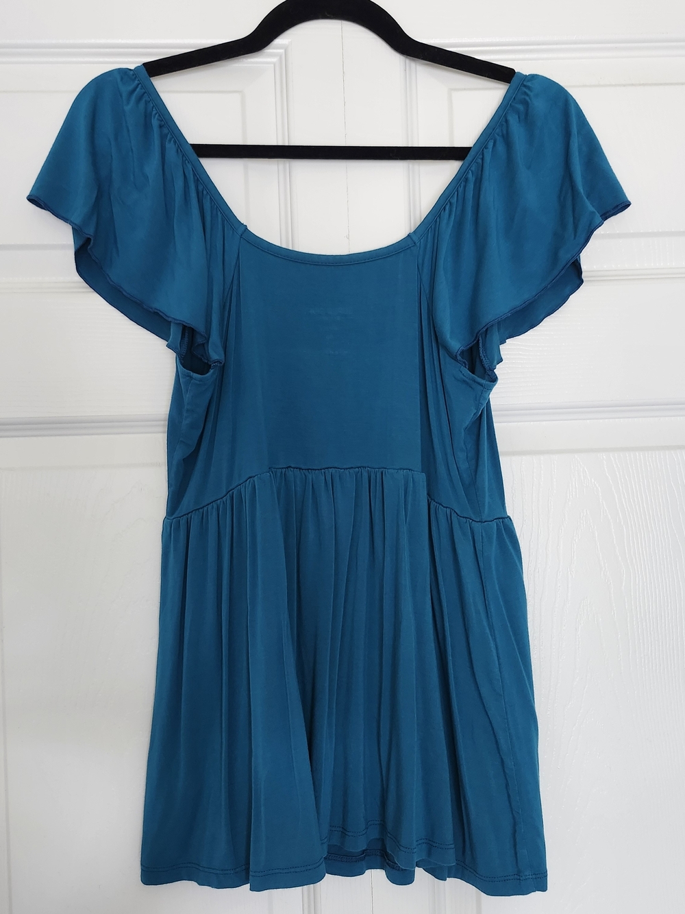 Torrid Super Soft Shirred Bodice Babydoll Top Plus Size 00